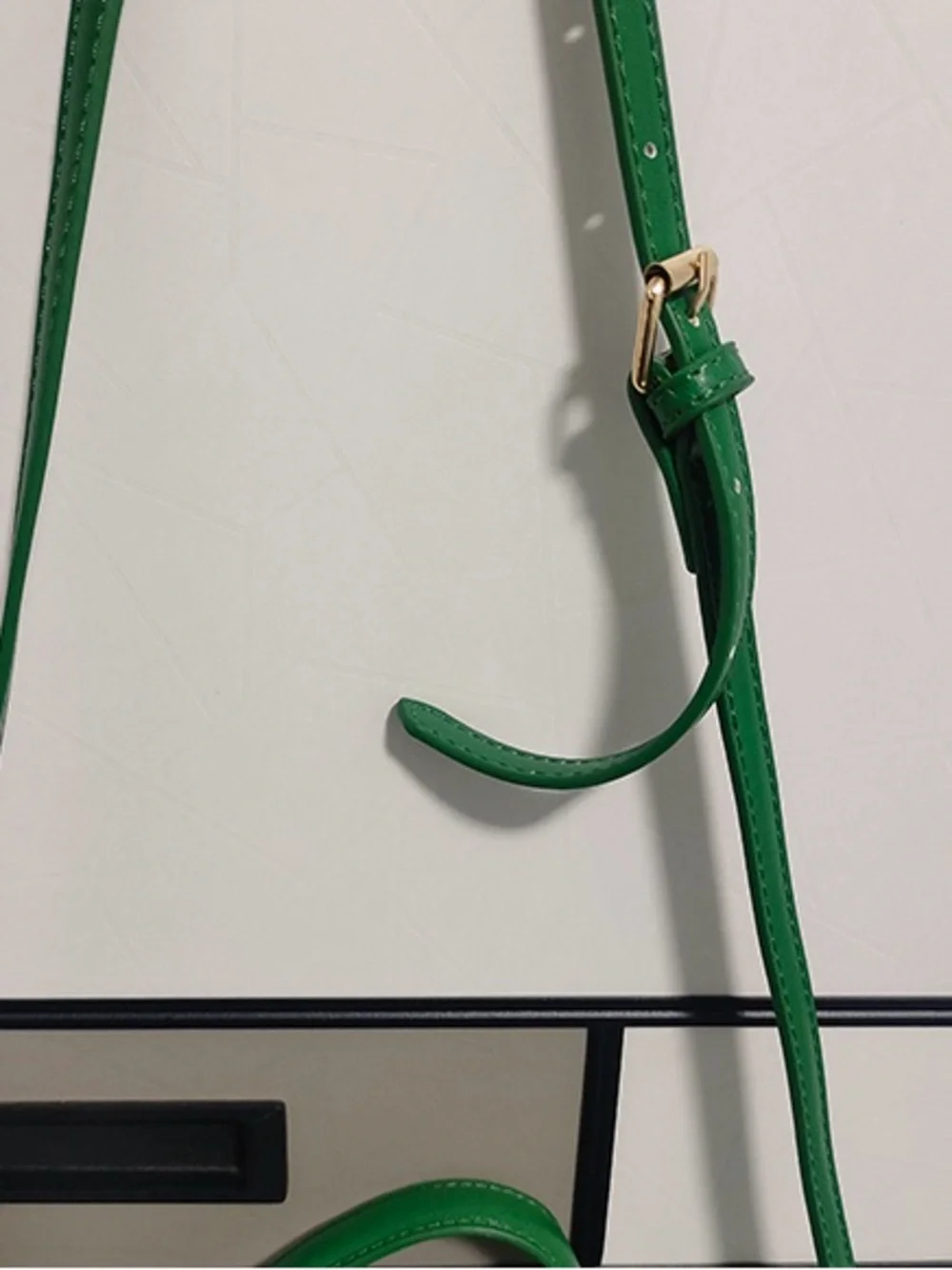 Jacquemus Green Leather Shoulder Bag with Top Handle - Picture 6 of 7
